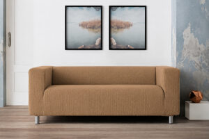 Bankhoes Milan hoge arm beige - geschikt voor zitbank IKEA Klippan
