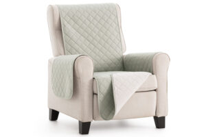 Fauteuilbeschermer Duo kleur: stone