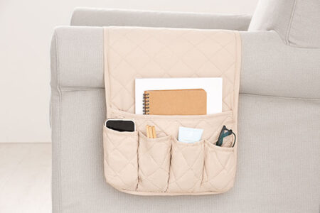 Bank-Organizer Beige | Alles binnen handbereik met deze bank organizer