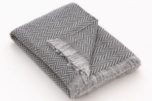 Plaid Kenya donkergrijs - Premium Belmarti® kwaliteit
