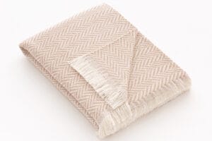 Plaid Kenya taupe - Premium Belmarti® kwaliteit