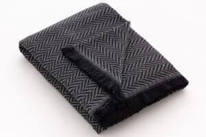 Plaid Kenya zwart - Premium Belmarti® kwaliteit