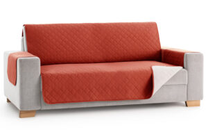 Bankbeschermer Duo Terracota/Ivoor – omkeerbaar en comfortabel